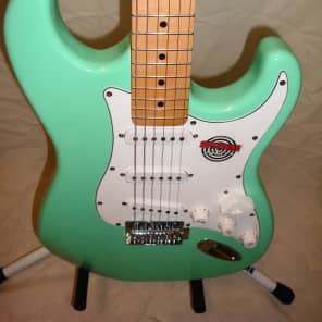 Indy Custom Electric Guitar, Sea Foam Green w/gig bag /stand image 2
