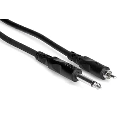 Hosa CPR-110 10 Foot Unbalanced Interconnect, 1/4 in TS to RCA image 2