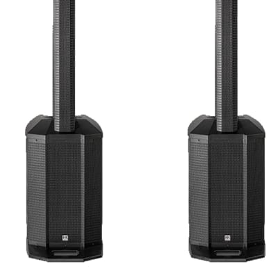 Hk Audio Polar 12 Two-Way 12'' 2000W Powered Column Array Audio Speaker  System (Bluetooth) Bundle with Superlux TM58 Dynamic Vocal Microphone and