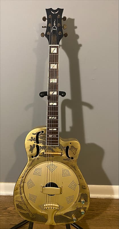 RARE! Dean Resonator Thin Body Acoustic/Electric Resonator | Reverb