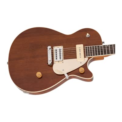 Gretsch G2215-P90 Streamliner Junior Jet Club 6-String Electric Guitar with Laurel Fingerboard and Three-Way Pickup Switching (Right-Handed, Single Barrel Stain) image 4