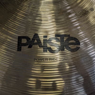 Paiste Switzerland 20" Alpha Power Ride Cymbal - Looks Really Good - Classic Look & Sound! image 3