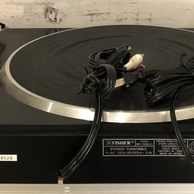 Vintage Fisher Direct Drive Turntable MT-725(C) 1980’s Black image 8
