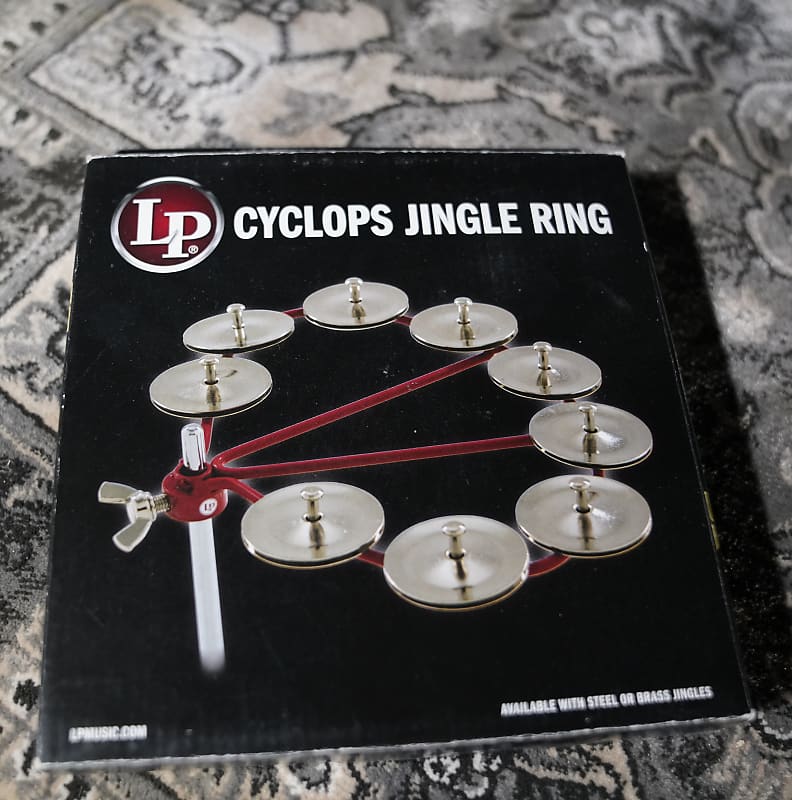 Latin Percussion LP Cyclops Jingle Ring -Steel Jingles image 1