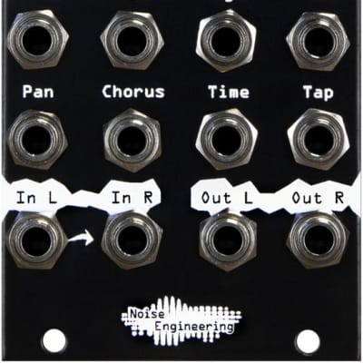 Noise Engineering Yester Versio Delay and Pitch-shifting Distortion Eurorack Module - Black image 1