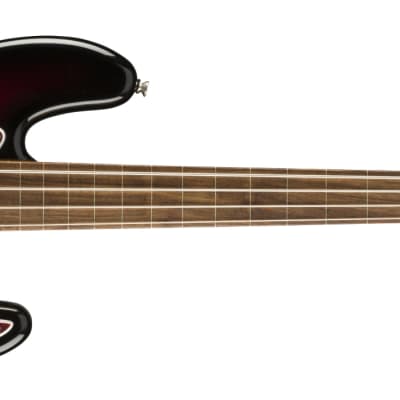 Squier Classic Vibe '60s Jazz Bass Fretless in 3-Color Sunburst image 3