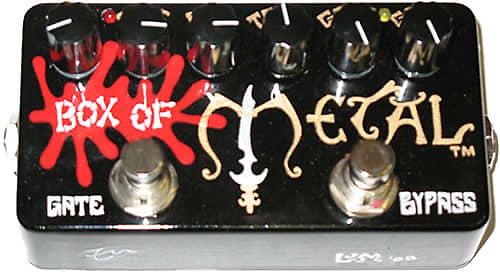 ZVex Box of Metal (Zvex) High Gain Distortion Pedal Hand Painted image 1