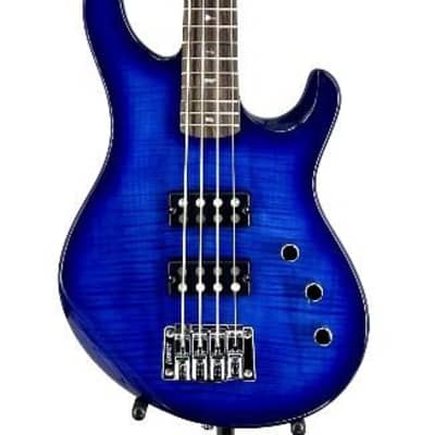 PRS SE Kingfisher 4 String Electric Bass Faded Blue Wrap Around Burst Ser#: D73686 image 5