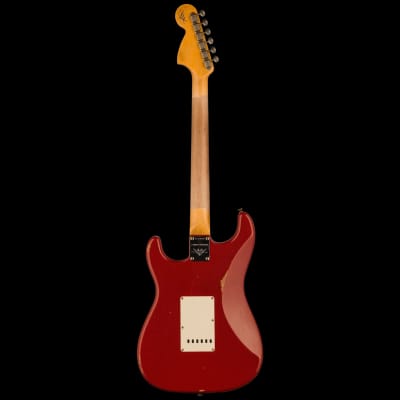 Fender Custom Shop 2023 Event Limited Edition '67 HSS Stratocaster Relic - Aged Dakota Red image 4