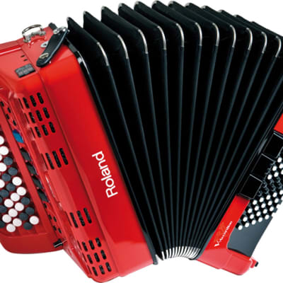 Roland FR1XB-RD Compact Digital Button Accordion with Speakers image 1