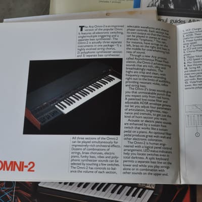 Arp synthesizer vintage catalog booklet brochure.1977 Package of stuff 2600 + 1977 image 13