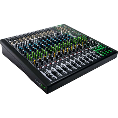 Mackie ProFX16v3 16-Channel Sound Reinforcement Mixer with Built-In FX + 32' 8 Channel Box XLR Cable Snake image 2