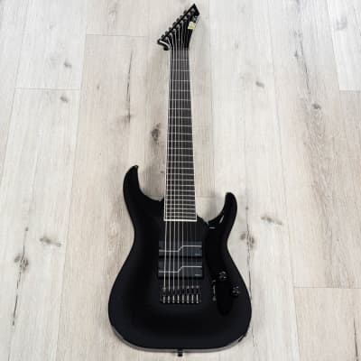 ESP STEF B-8 Stephen Carpenter Baritone 8-String Guitar, Ebony Fretboard, Black image 3