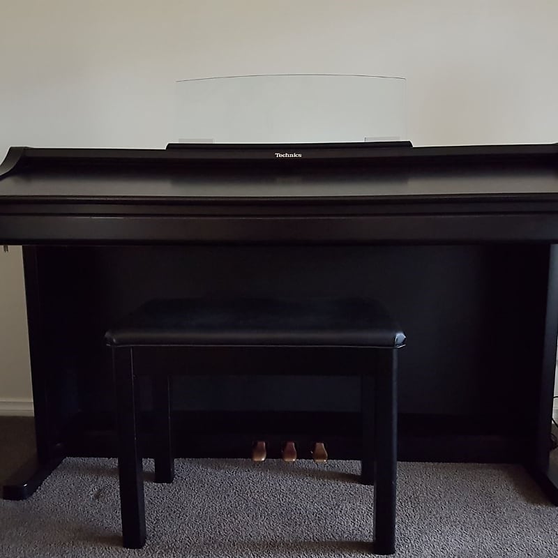Technics SX PR604 Digital Ensemble Piano with Stool Reverb