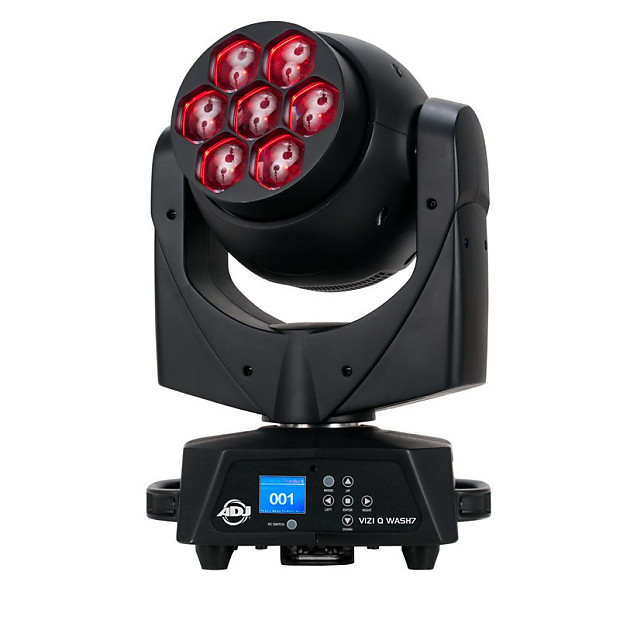 American DJ VIZ525 Vizi Q Wash7 7x40w RGBW Moving Head LED Light image 1