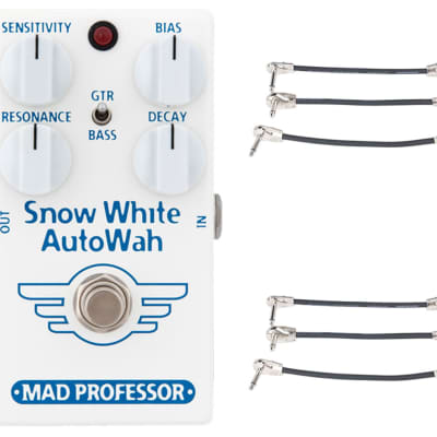 Mad Professor Snow White Autowah + 2x Gator Patch Cable 3 Pack for sale