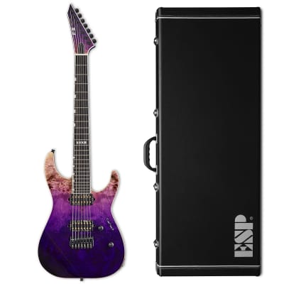 ESP E-II M-II 7 NT Purple Natural Fade 7-String Electric Guitar + Hard Case B-Stock Made in Japan for sale
