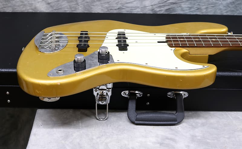 2004 Lakland USA Joe Osborne 44-60 - Stack Knob Jazz - Shoreline Gold