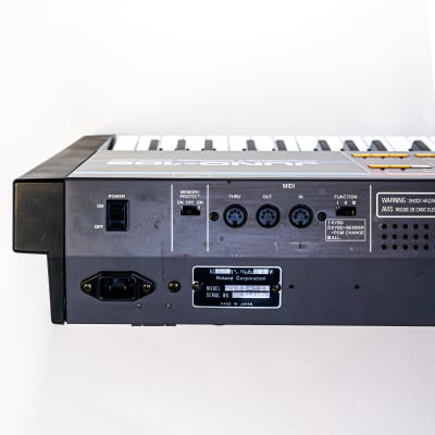 1984 Roland Juno 106 61-Key Polyphonic Synthesizer with Fresh Battery image 5