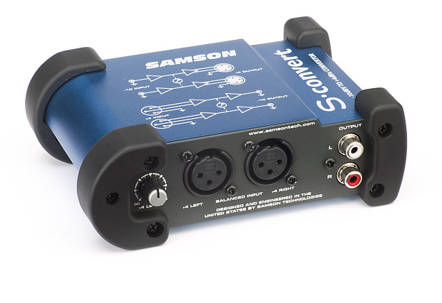Samson S-Convert +4 to -10DB Level Matching Tool | Reverb Canada