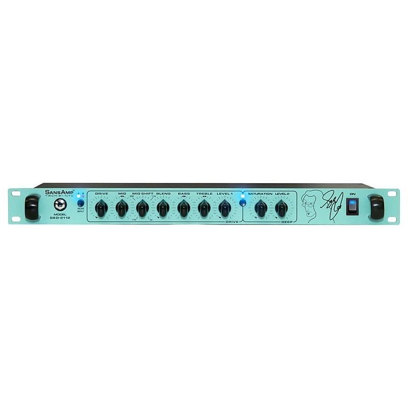 Tech21 Sansamp GED-2112 furman+KORGチューナー Tech 21 GED-2112 Geddy Lee SansAmp Rackmount Bass Preamp w/ | Reverb
