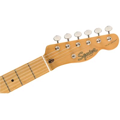 Squier by Fender Classic Vibe '50s Telecaster Guitar, Maple Board, White Blonde image 5