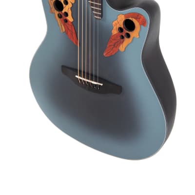 Ovation CE44-RBB-G acoustic guitar Celebrity Elite Mid Cutaway Reverse Blue Burst image 10