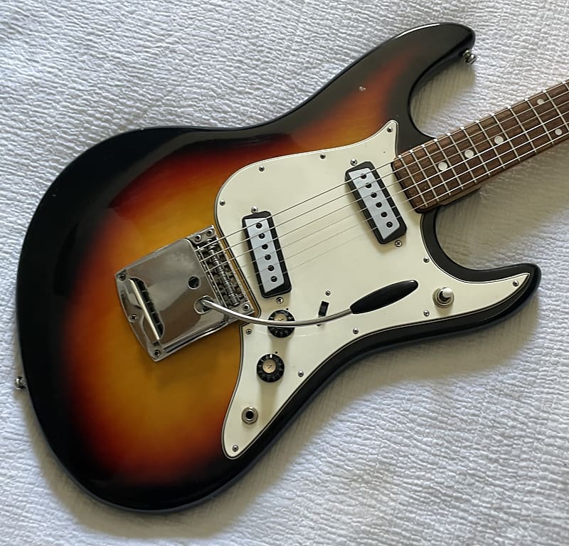 1970's Lyle 1802T Sunburst Electric Guitar Like Epiphone ET-270 Cobain MIJ Matsumoku Japan image 1
