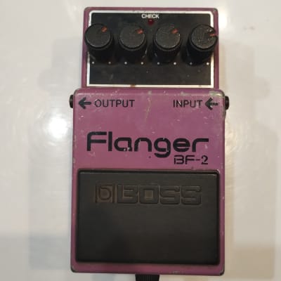 Boss BF-2 Flanger (Black Label) 1980 - 1984 - Purple for sale