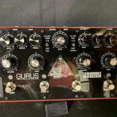 Gurus 1959 Double Decker Dual Preamp Pedal