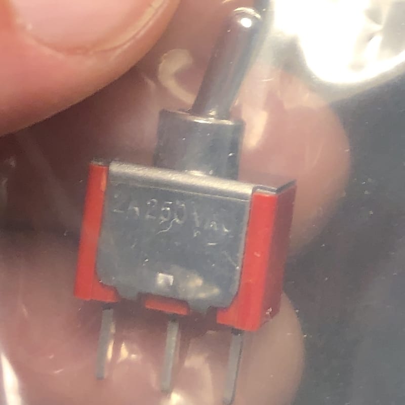 Fulltone TS-SPST Toggle Switch Replacement - 3 Pin - For OCD V2 and OCD Ge image 1