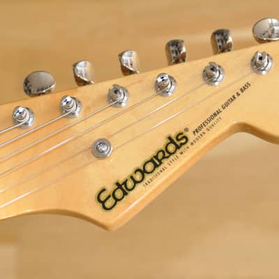 ESP EDWARDS ST90ALM BK Black / Made In Japan / Stratocaster® Type / E-ST90ALM-BK image 9