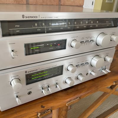 Sherwood  S-602 CP Amplifier and S-43 CP Tuner 1982 image 2
