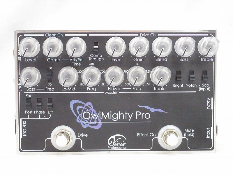 Vivie OwlMighty Pro Bass Preamp Bass Preamp [09/21] | Reverb