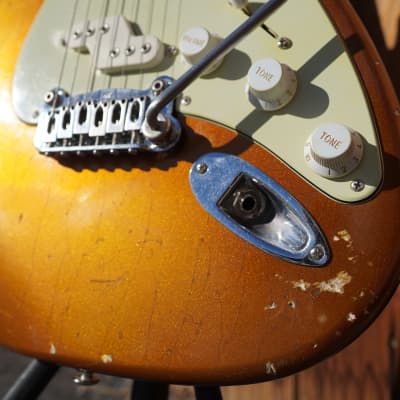 G&L USA CUSTOM SHOP Legacy - Yukon Gold Metallic Nitro Heavy Aged 6-String Electric Guitar w/ Tolex Custom Shop Case (2023) image 8