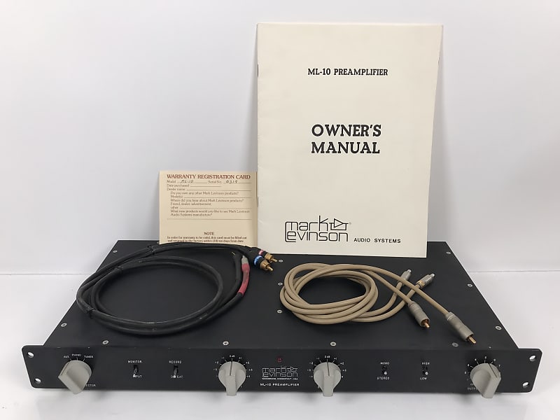 Mark Levinson ML-10 Stereo Preamplifier image 1