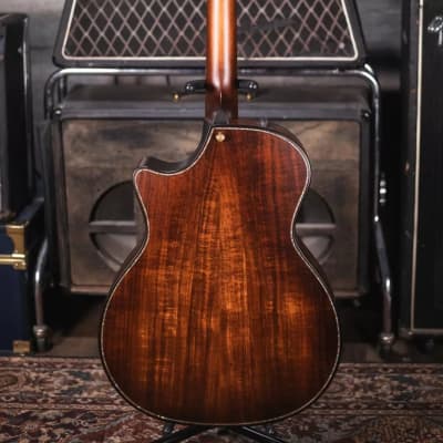 Taylor Builder's Edition K24ce V-Class Grand Auditorium Acoustic/Electric Guitar with Deluxe Hardshell Case - Demo image 8