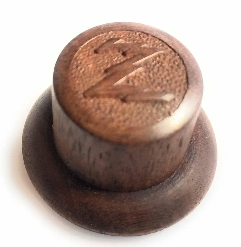 Small Solid Wood Hand Made Zenith Knob - Antique Radio Repair - Small Zenith Knob image 1
