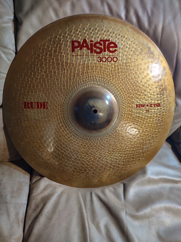 21" Paiste RUDE 3000 Crash/Ride Reverb