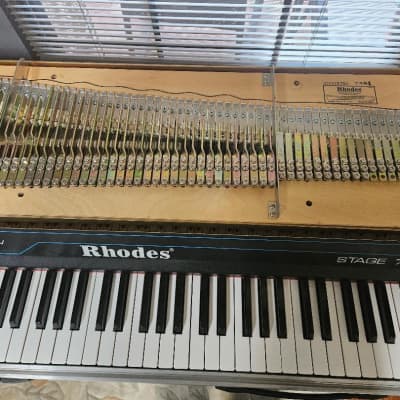 Rhodes Mark V Stage 73 73-Key Electric Piano 1984 - Black image 5