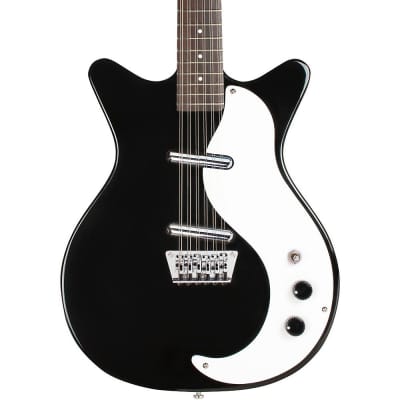 Danelectro Vintage 12-String 12SDC-Blk Black Electric Guitar *Free Shipping in the US* image 4