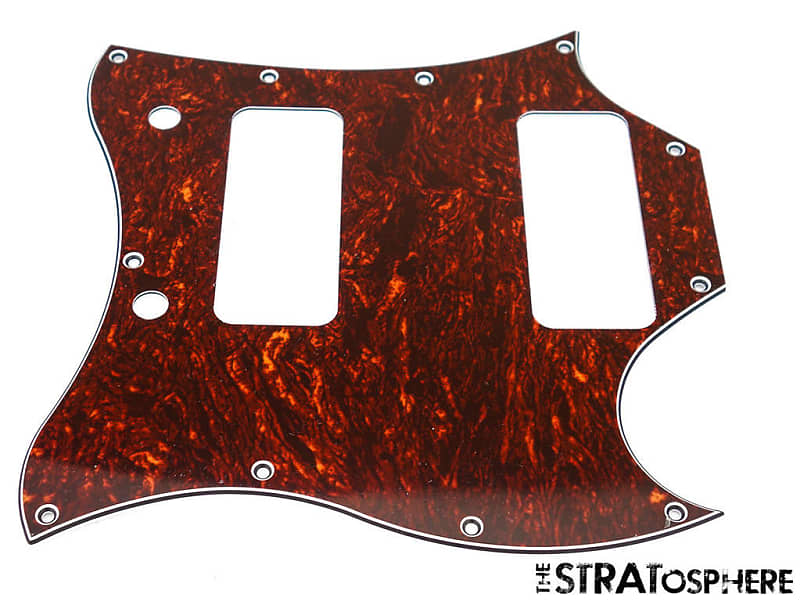 New Red Tortoise Pickguard For Usa Gibson Sg Special Reverb