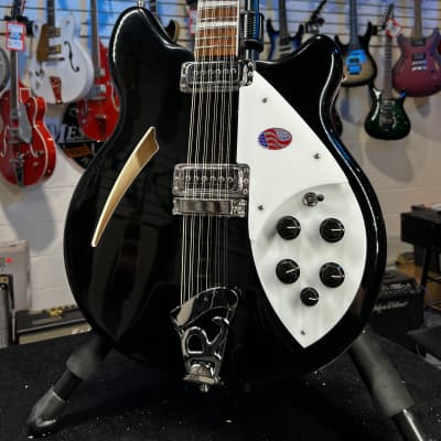 New 2023 Rickenbacker 360/12 12-String 360 Electric, Jetglo w/ OHSCase and Free Ship 764 image 2