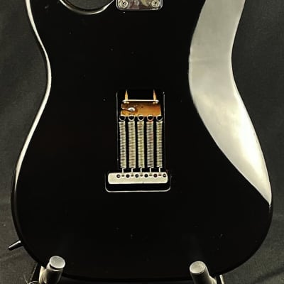 Custom/Hybrid Stratocaster, Relic, Black Over Champagne Paisley image 8