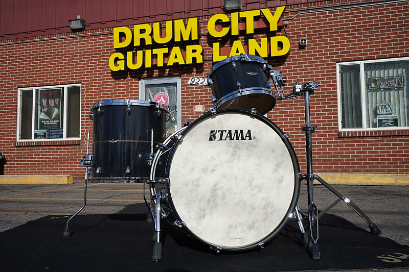 Tama Star Maple Smoky Black 3pc 12''/16''/22'' Pure Maple