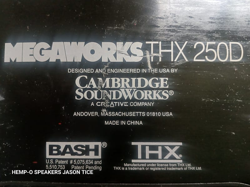 CAMBRIDGE SOUNDWORKS THX 250D BASH POWERED SUBWOOFER AMP MODULE  			