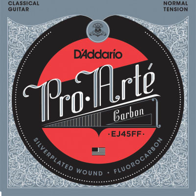 D'Addario EJ45FF Pro-Arté Carbon Classical Guitar Strings,  Normal Tension image 1