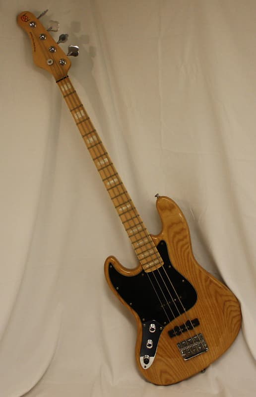 KSD  Ken Smith Design Proto J 70s LEFT-HAND 4-String Electric Bass Natural Ash image 1