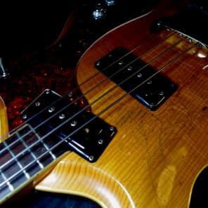 Mosrite MARK X, Model 502 JOE MAPHIS BASS 1967 Natural. Walnut Body. Spruce Top. Maple Neck. image 17