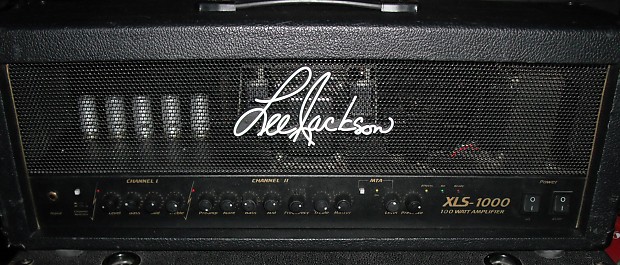 Jackson Lee Jackson XLS - 1000 guitar amp head 94 Black